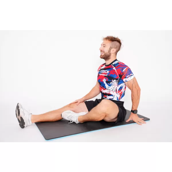  Cămașă funcțională de compresie pentru bărbați cu mâneci scurte premium ALTISPORT VOJ/ALM036TR04 CEH 