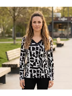 Tricou pentru femei KIXMI TAFFY ALB