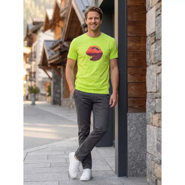  Tricou pentru bărbați ALTISPORT ALM186129 LĂMÂIE VERDE 