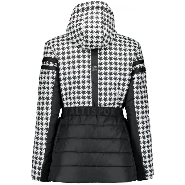  Geaca de dama ALTISPORT DEBORA ALB NEGRU 