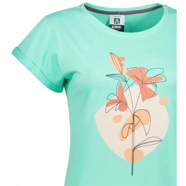  Tricou/rochie extinsă pentru femei ALTISPORT ALW187178 MENTĂ 