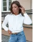Panoul pentru doamne DSTREET TRENDHOOD BY1310 ALB