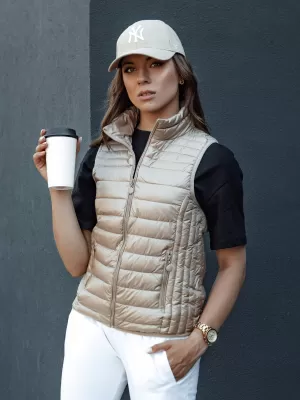 Vestă DSTREET STYLISHZ TY4439 CARAMEL