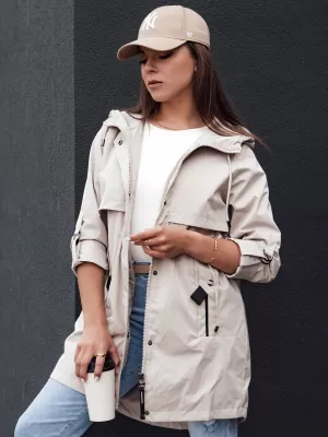 Geacă pentru doamne DSTREET STYLE QUEEN TY4394 GRI DESCHIS