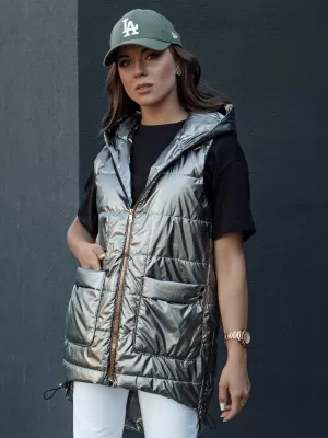 Vestă DSTREET JESS TY4446 GRI ÎNCHIS
