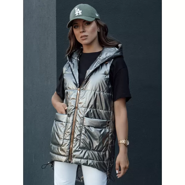  Vestă DSTREET JESS TY4446 GRI ÎNCHIS 