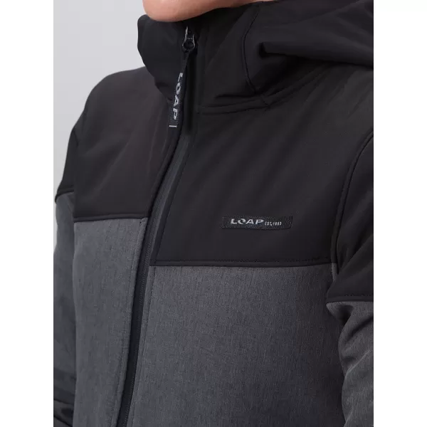  Jachetă softshell pentru femei LOAP LUDYSA GRI ÎNCHIS 