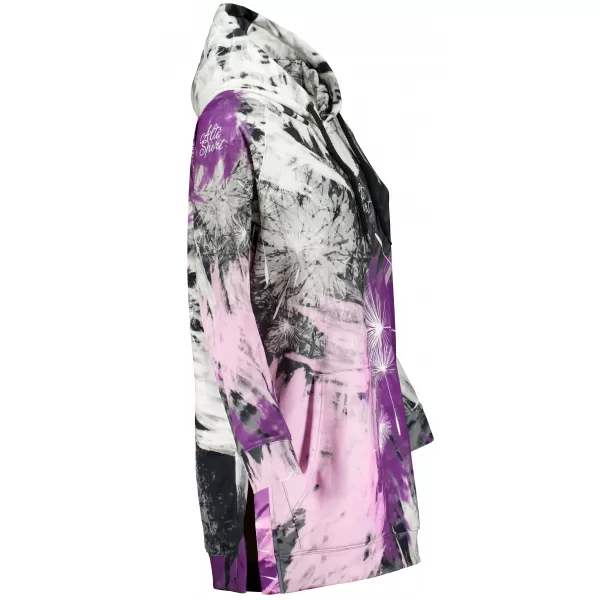  Hanorac prelungit funcțional pentru femei premium ALTISPORT VOJ/ALW016MI03 VIOLET 