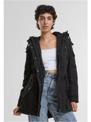 Parka de damă BRANDIT BD33122 NEGRU
