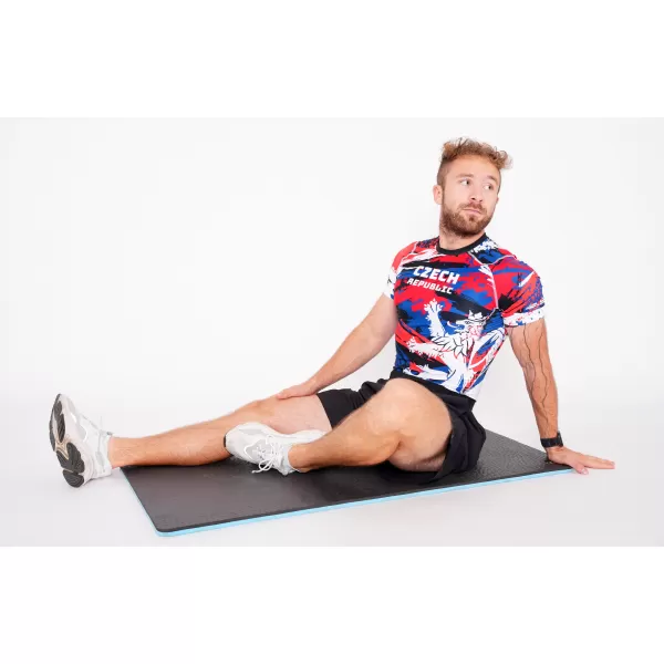  Cămașă funcțională de compresie pentru bărbați cu mâneci scurte premium ALTISPORT VOJ/ALM036TR04 CEH 