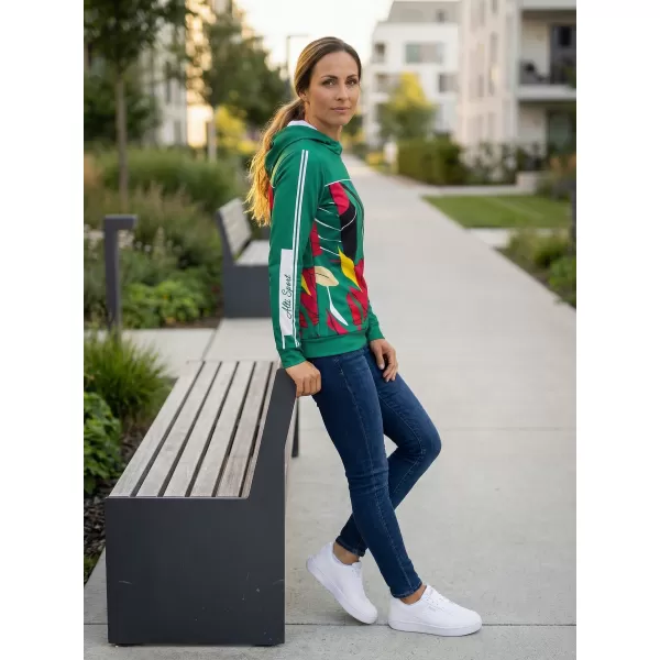  Premium cu hanorac funcțional pentru femei ALTISPORT VOJ/ALW042MI01 VERDE 
