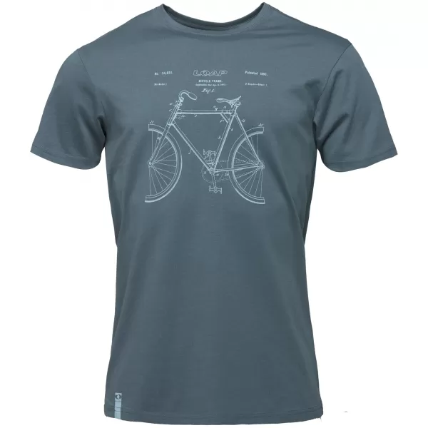  Tricou pentru bărbați LOAP BREDAR ALBASTRU 