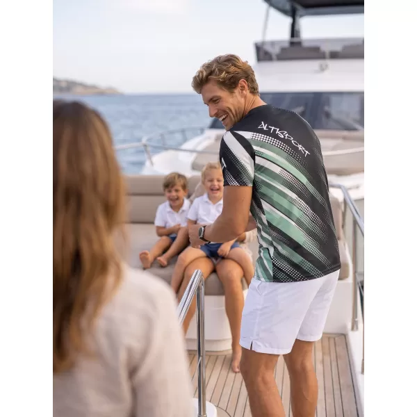  Tricou funcțional premium pentru bărbați ALTISPORT VOJ/ALM028TR01 KAKI/MILITAR 