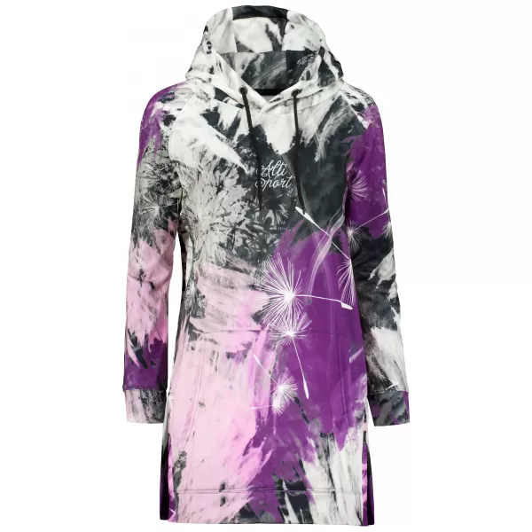  Hanorac prelungit funcțional pentru femei premium ALTISPORT VOJ/ALW016MI03 VIOLET 