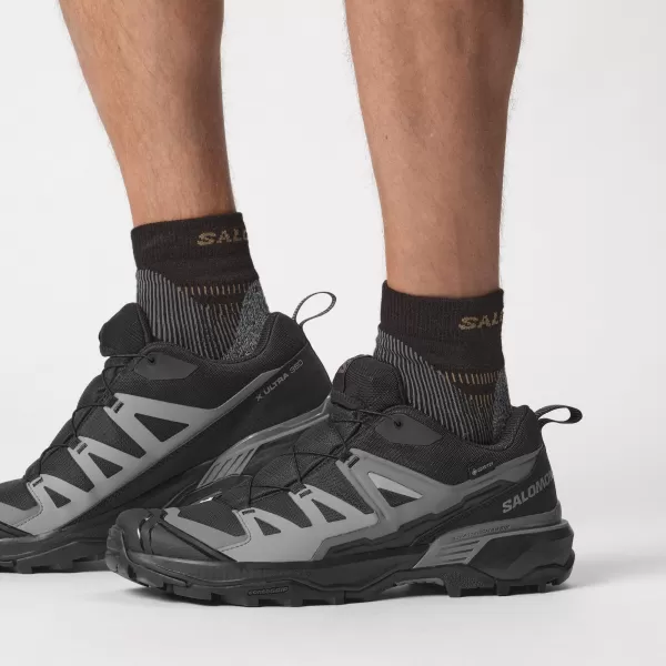  Pantofi pentru bărbați SALOMON X ULTRA 360 GTX L47453200 NEGRU/MAGNET/NUANTA LINISTITA 