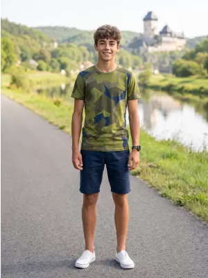 Tricou băieți BRANDIT T BD6017 CAMUFLAJ SUEDEZ