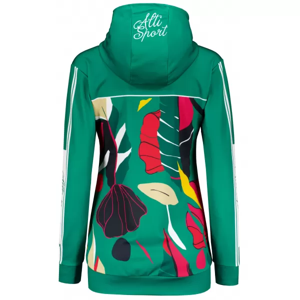 Premium cu hanorac funcțional pentru femei ALTISPORT VOJ/ALW042MI01 VERDE 