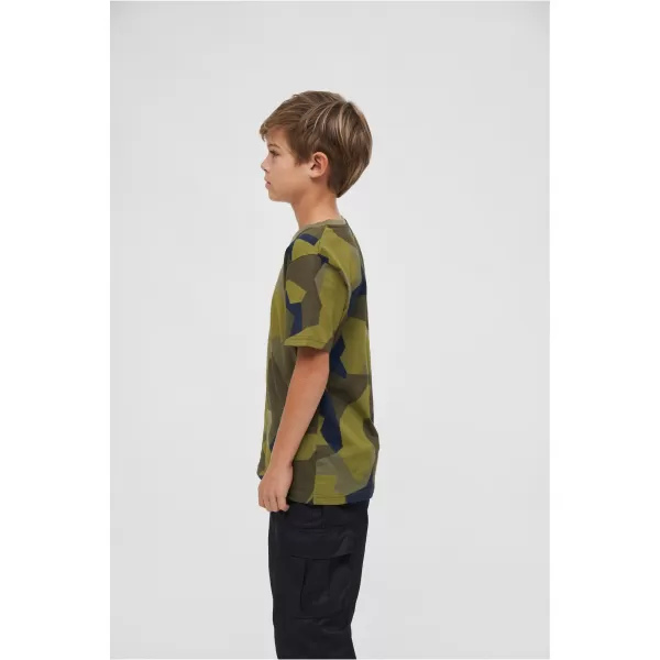  Tricou băieți BRANDIT T BD6017 CAMUFLAJ SUEDEZ 