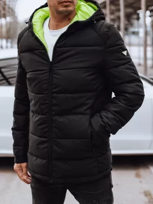 Geacă de iarnă pentru bărbați DSTREET NEGRU