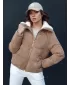 Geacă pentru femei DSTREET TRENDYGLAM TY4359 BEJ