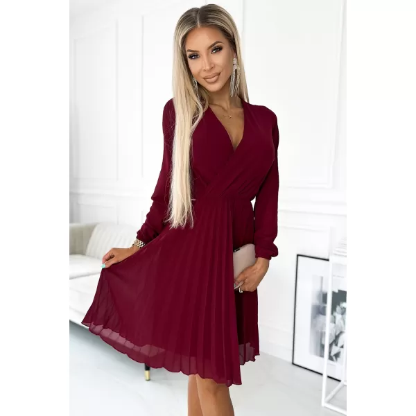  Rochie NUMOCO ISABELLE 313-15 BURGUNDIA 