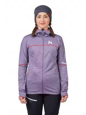 Hanorac de dama HANNAH MEDA HOODY GRI LAVANDĂ MEL