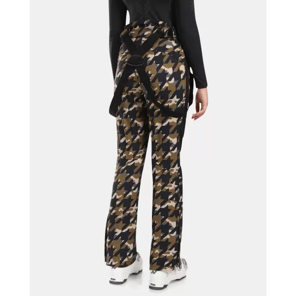  Pantaloni de schi softshell pentru femei KILPI TORIEN-W WL0407KI KAKI 