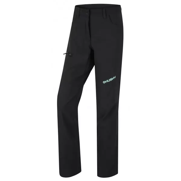  Pantalonii pentru doamne HUSKY KAVIA L NEGRU 