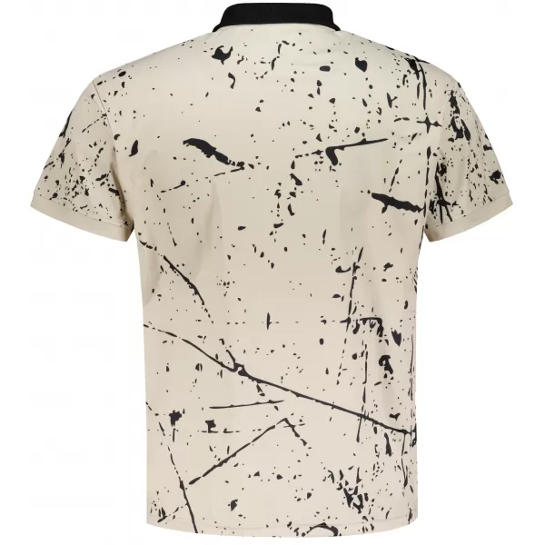  Tricou funcțional pentru bărbați cu guler premium ALTISPORT VOJ/ALM034TR05 MARO 
