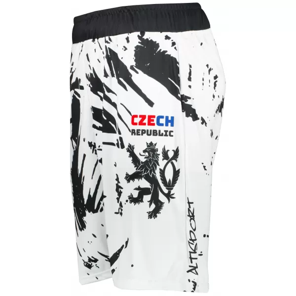  Pantaloni scurți funcționali premium pentru bărbați, fără buzunare ALTISPORT VOJ/ALM036KRA02 ABSTRACTIZARE 