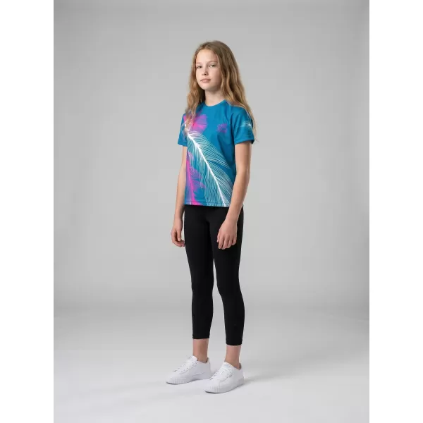  Tricou funcțional premium pentru copii ALTISPORT VOJ/ALK001TR01 BENZINĂ/ROZ 