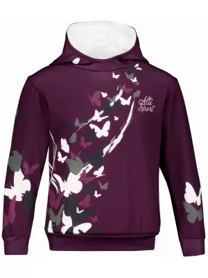 Hanorac funcțional premium pentru copii ALTISPORT VOJ/ALK022MI01 VIOLET
