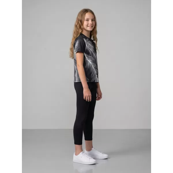  Tricou funcțional premium pentru copii ALTISPORT VOJ/ALK001TR01 NEGRU/GRI 