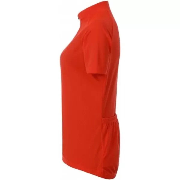  Tricou de ciclism pentru femei ALTISPORT NoPrint NP/ALW115NJ PORTOCALIU STRĂLUCITOR 