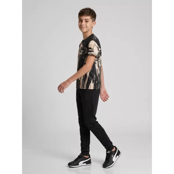 Tricou funcțional premium pentru copii ALTISPORT VOJ/ALK010TR01 NEGRU/MARO 