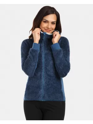 Hanorac de damă din fleece KILPI NORKA-W WL0204KI ALBASTRU ÎNCHIS