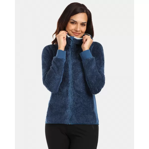  Hanorac de damă din fleece KILPI NORKA-W WL0204KI ALBASTRU ÎNCHIS 