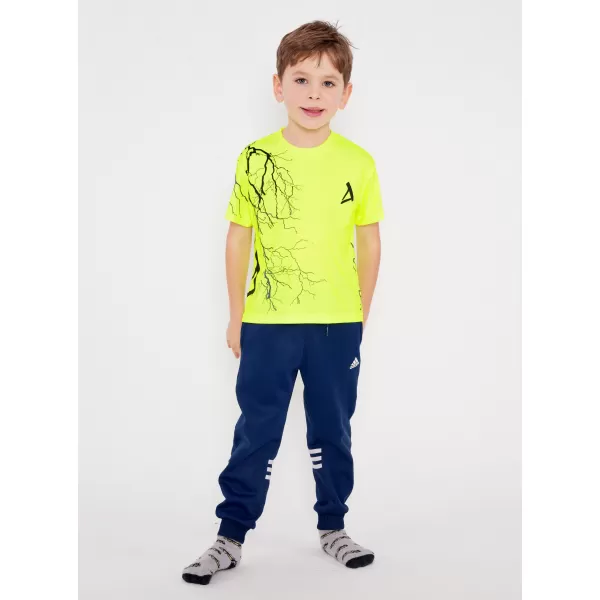  Tricou funcțional premium pentru copii ALTISPORT VOJ/ALK004TR01 GALBEN NEON 