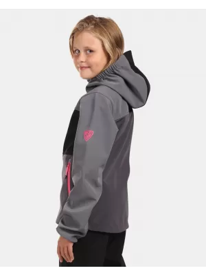 Jachetă softshell pentru fetiță KILPI RAVIA-J WJ0113KI NEGRU