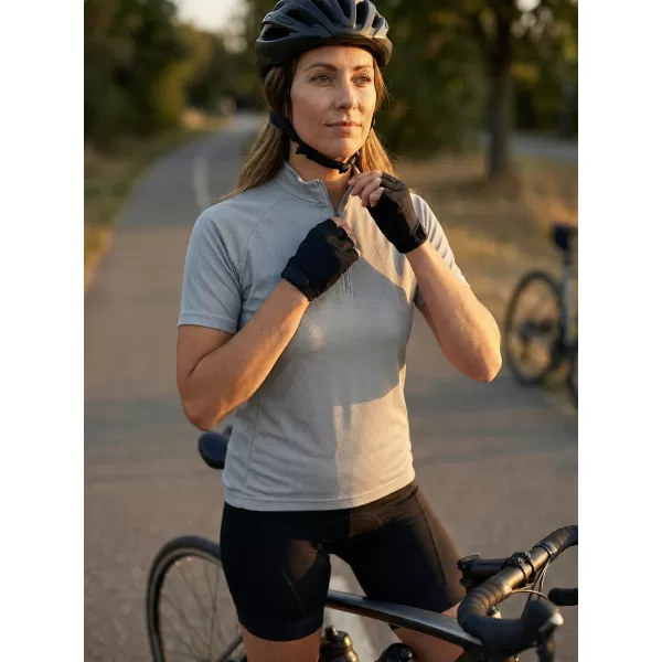  Tricou de ciclism pentru femei ALTISPORT NoPrint NP/ALW115NJ ARGINT 