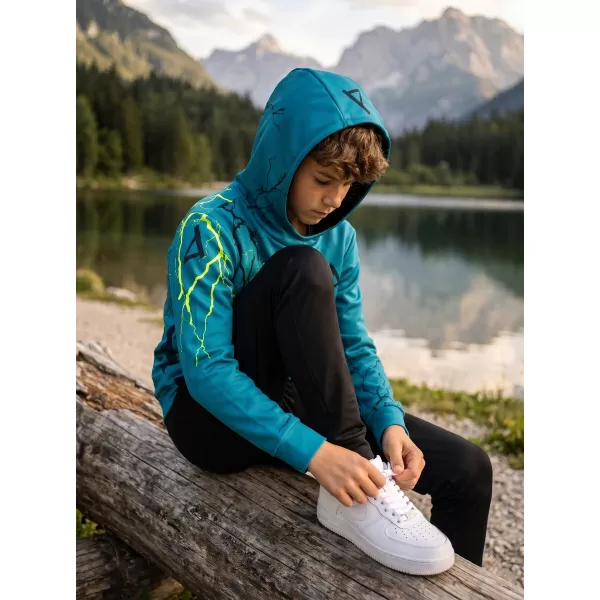  Hanorac funcțional premium pentru copii ALTISPORT VOJ/ALK004MI01 KEROSEN/GALBEN 