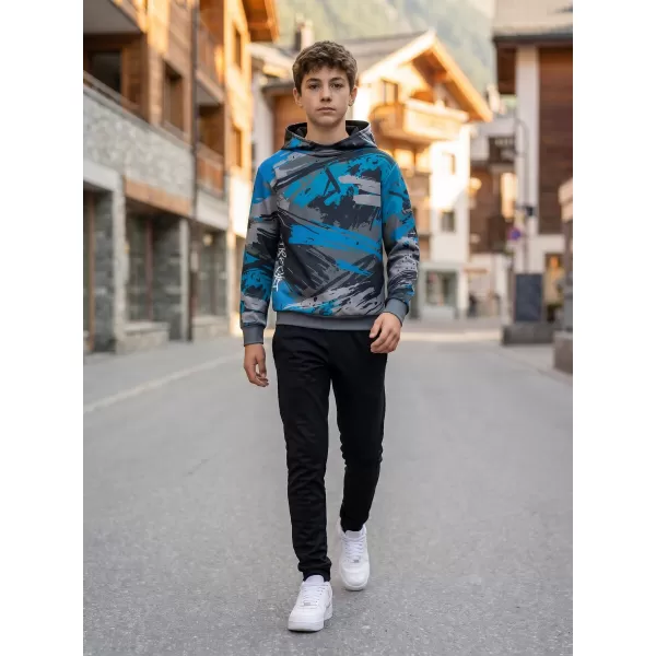  Hanorac funcțional premium pentru copii ALTISPORT VOJ/ALK014MI01 NEGRU/KEROSEN 