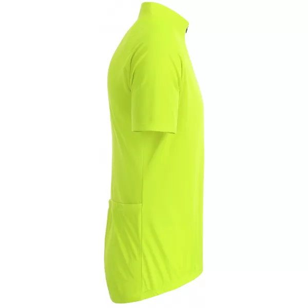  Tricou de ciclism pentru bărbați ALTISPORT NoPrint NP/ALM215NJ GALBEN STRĂLUCITOR 