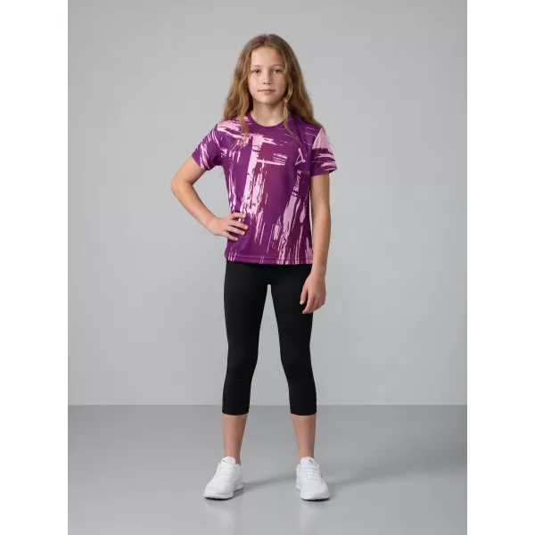  Tricou funcțional premium pentru copii ALTISPORT VOJ/ALK010TR01 VIOLET 