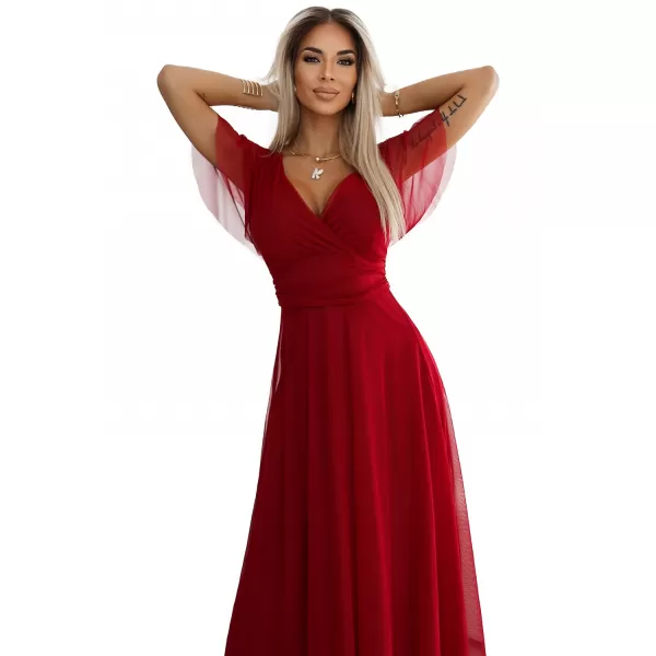  Rochie NUMOCO NASTIA 562-2 BURGUNDIA 