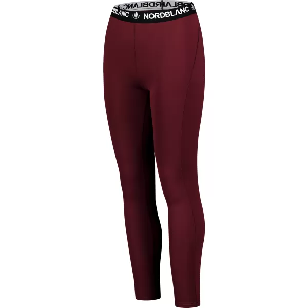  Pantaloni termici de dama NORDBLANC SUPERPOWER NBBLD7976 BURGUNDIA 