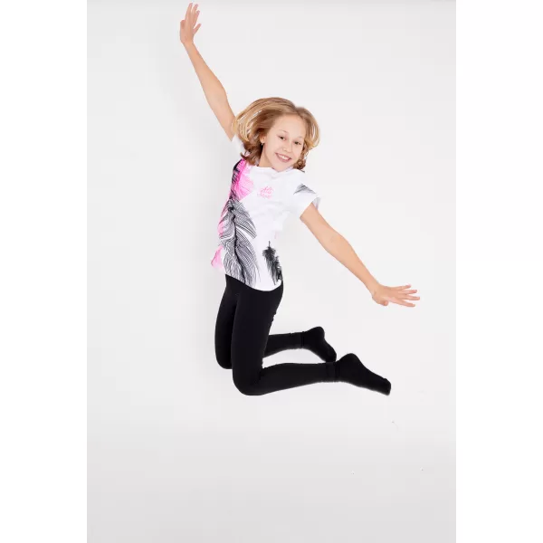  Tricou funcțional premium pentru copii ALTISPORT VOJ/ALK001TR01 ALB 