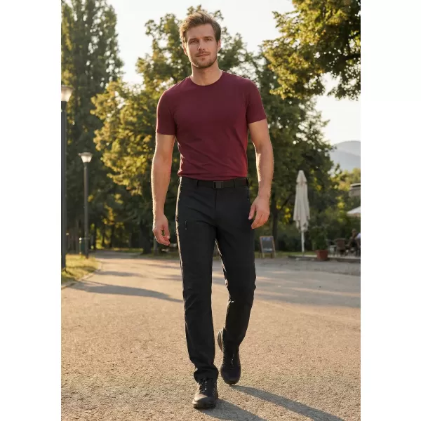  Pantaloni pentru bărbați ALTISPORT NoPrint NP/ALM6021NJ NEGRU/NEGRU 