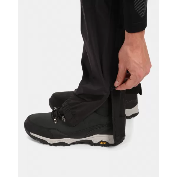  Pantaloni de exterior impermeabili pentru bărbați KILPI ALPIN-M WM0403KI NEGRU 