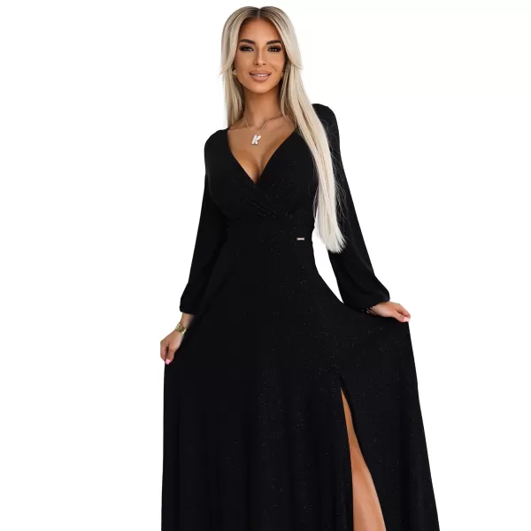  Rochie NUMOCO NELA 572-2 NEGRU 